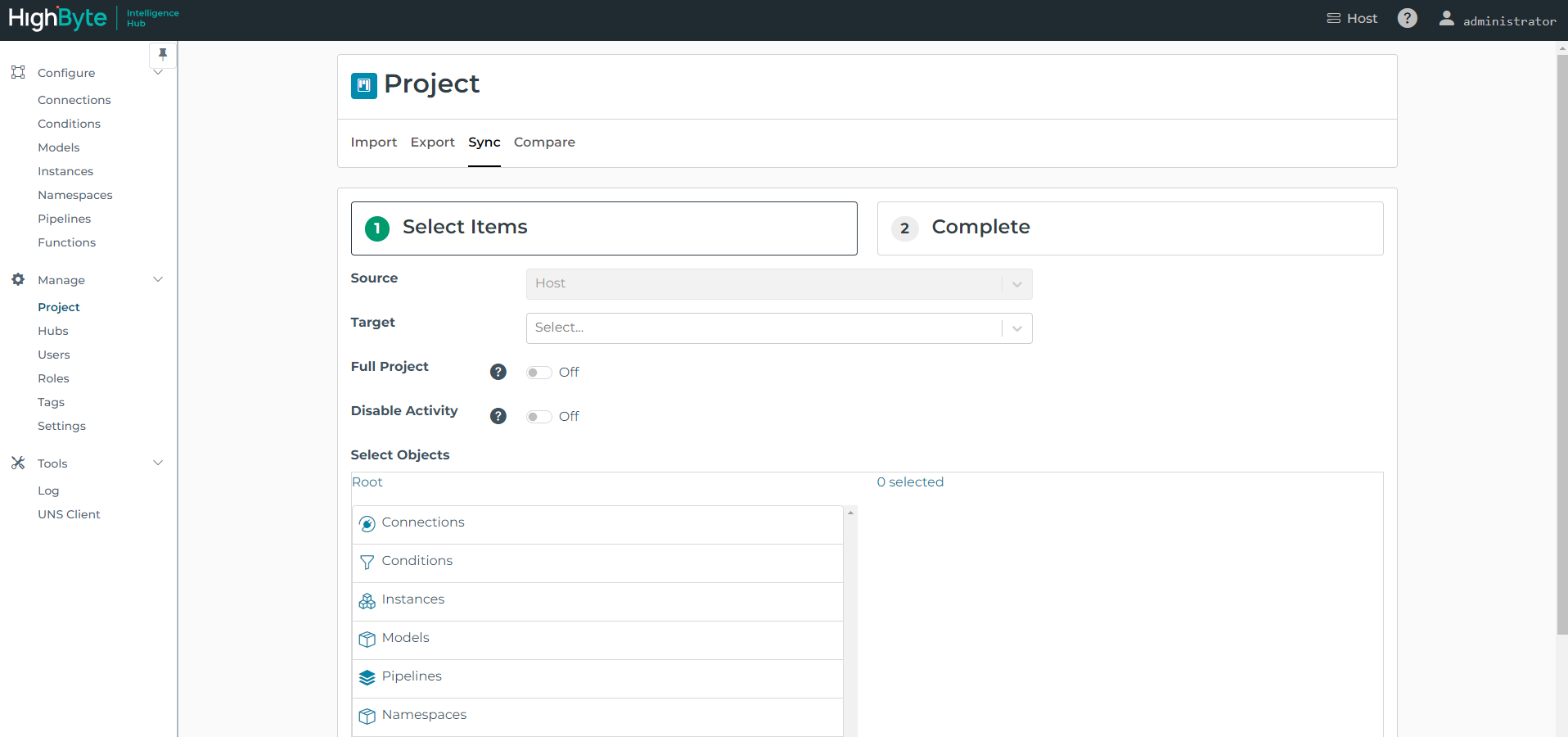 Central Config Sync