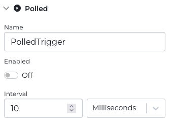 Polled Trigger Configuration