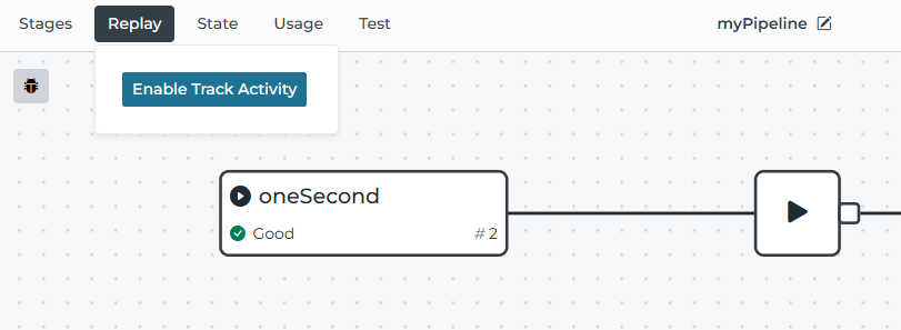 Enable Track Activity